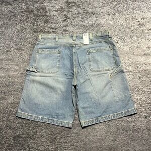 NWT Vintage Levi's Silvertab Carpenter Shorts Mens 42 Blue Baggy Denim Jorts Y2K